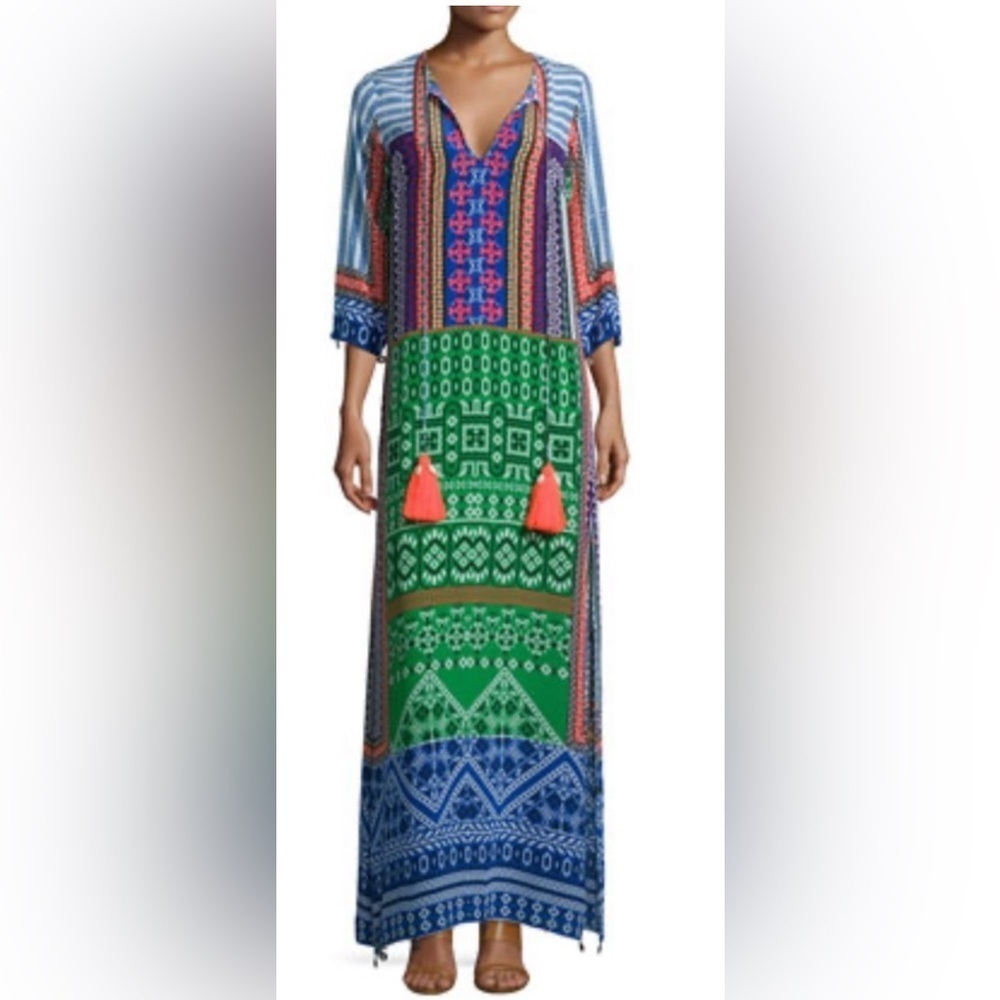 Hemant & Nadita Silk Kaftan Sz M